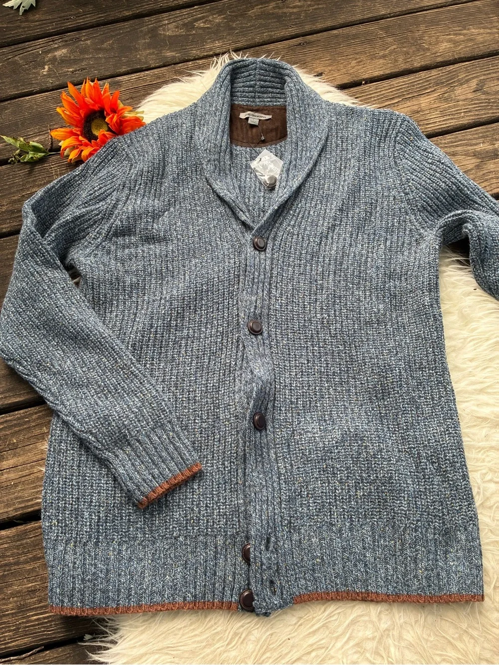 🌺NWT Johnston & Murphy Wool bland cardigan 🌺